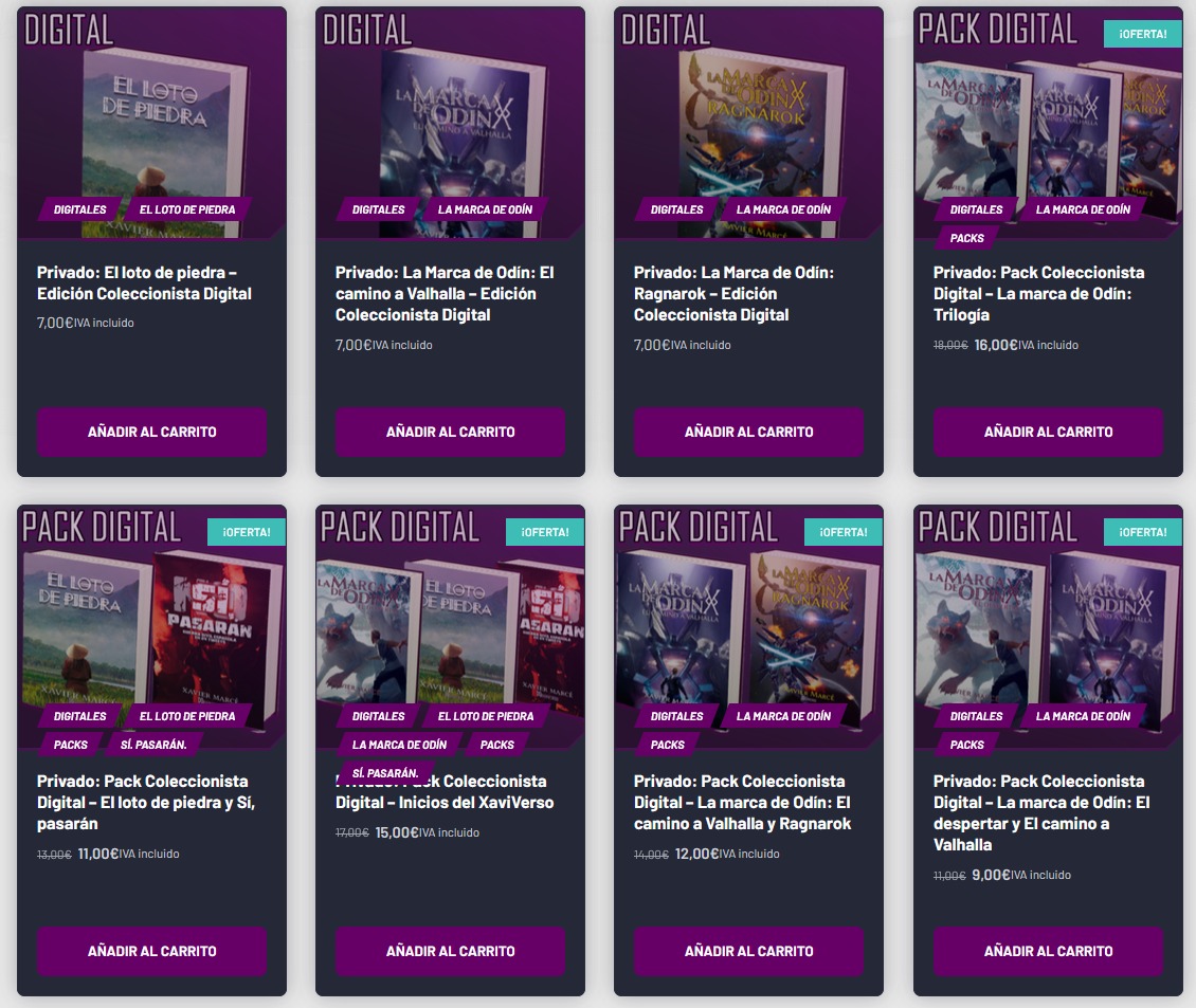 Tienda Online del XaviVerso